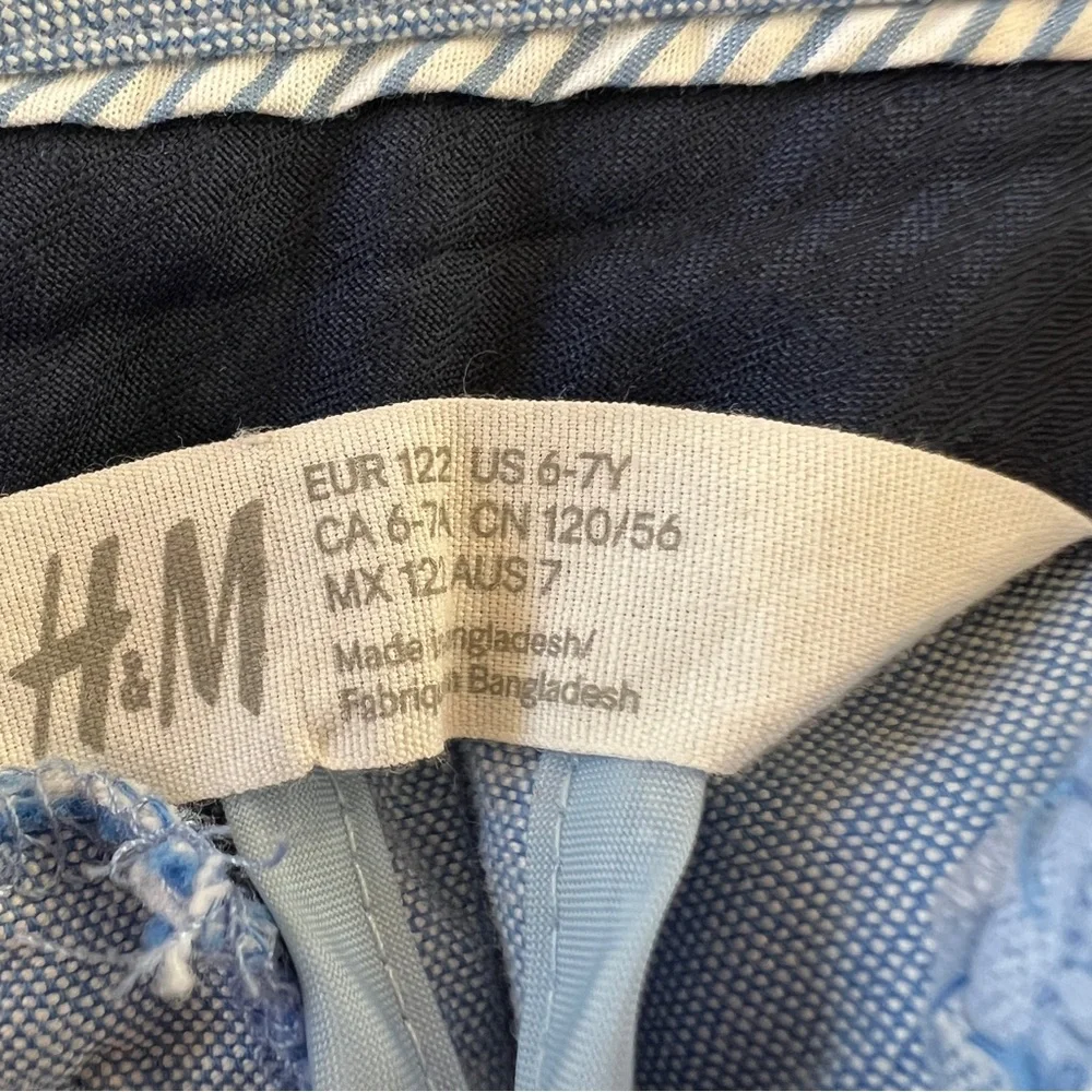 H&M Boys Linen Blend Suit-size 6/7 - Picture 4 of 4